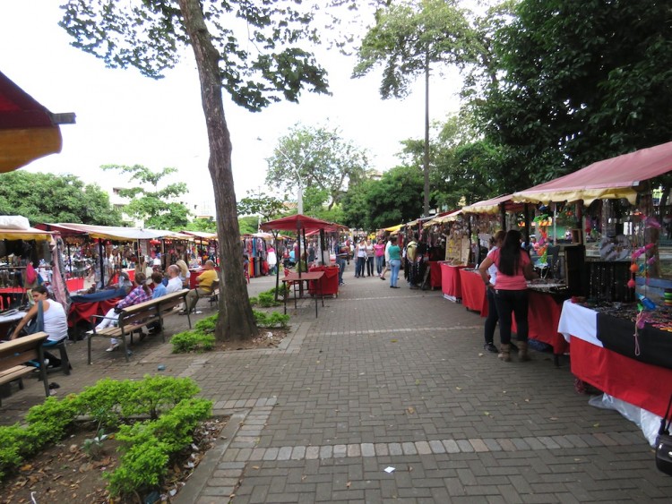Parque Belén vendors