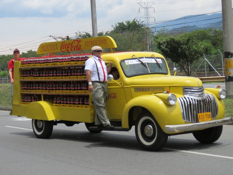 An old Coca Cola delivery truck from Bogotá