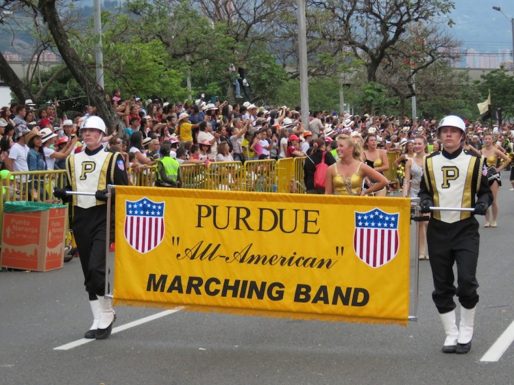 Purdue Marching Band, a long way from home