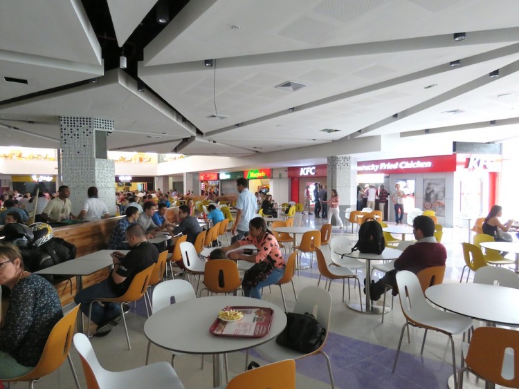 The food court in the Mayorca expansion