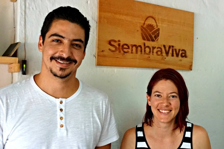 Diego and Ana are the founders of Siembra Viva.